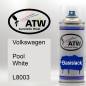 Preview: Volkswagen, Pool White, L8003: 400ml Sprühdose, von ATW Autoteile West.